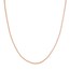 14K Rose Gold 2.5 mm Bead Chain w/ Lobster Clasp - 20 in.
