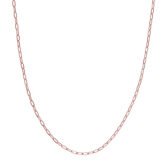 14K Rose Gold 2.5 mm Forzentina Chain w/ Lobster Clasp - 18 in. 14K Rose Gold 2.5 mm Forzentina Chain w/ Lobster Clasp - 18 in.