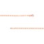 14K Rose Gold 2.5 mm Forzentina Chain w/ Lobster Clasp - 18 in.