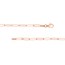 14K Rose Gold 2.6 mm Fancy Chain w/ Lobster Clasp - 24 in.