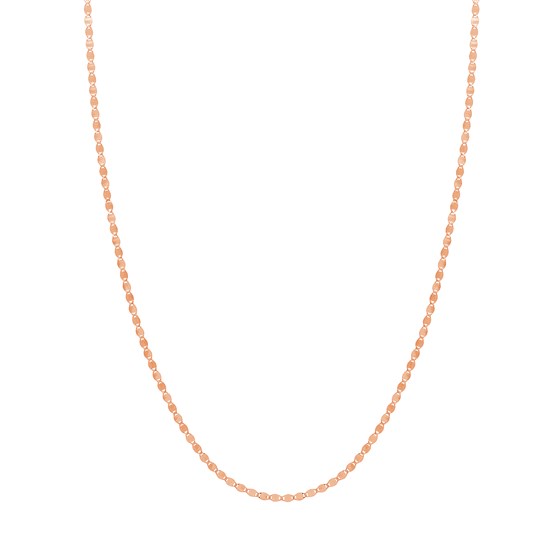 14K Rose Gold 2.7 mm Valentino Chain w/ Lobster Clasp - 20 in.
