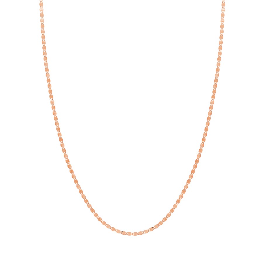 14K Rose Gold 2.7 mm Valentino Chain w/ Lobster Clasp - 24 in.