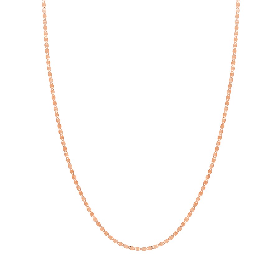 14K Rose Gold 2.7 mm Valentino Chain w/ Lobster Clasp - 24 in.