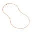 14K Rose Gold 2.7 mm Valentino Chain w/ Lobster Clasp - 24 in.