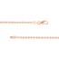 14K Rose Gold 2 mm Bead Chain w/ Lobster Clasp - 24 in.