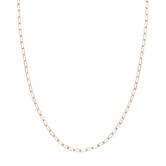 14K Rose Gold 3.1 mm Forzentina Chain w/ Lobster Clasp - 24 in. 14K Rose Gold 3.1 mm Forzentina Chain w/ Lobster Clasp - 24 in.