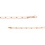 14K Rose Gold 3.85 mm Forzentina Chain w/ Lobster Clasp - 16 in.