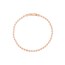 14K Rose Gold 3 mm Bead Chain Bracelet w/ Lobster - 7.5 in.