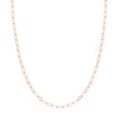 14K Rose Gold 3 mm Link Chain w/ Lobster Clasp - 16 in.
