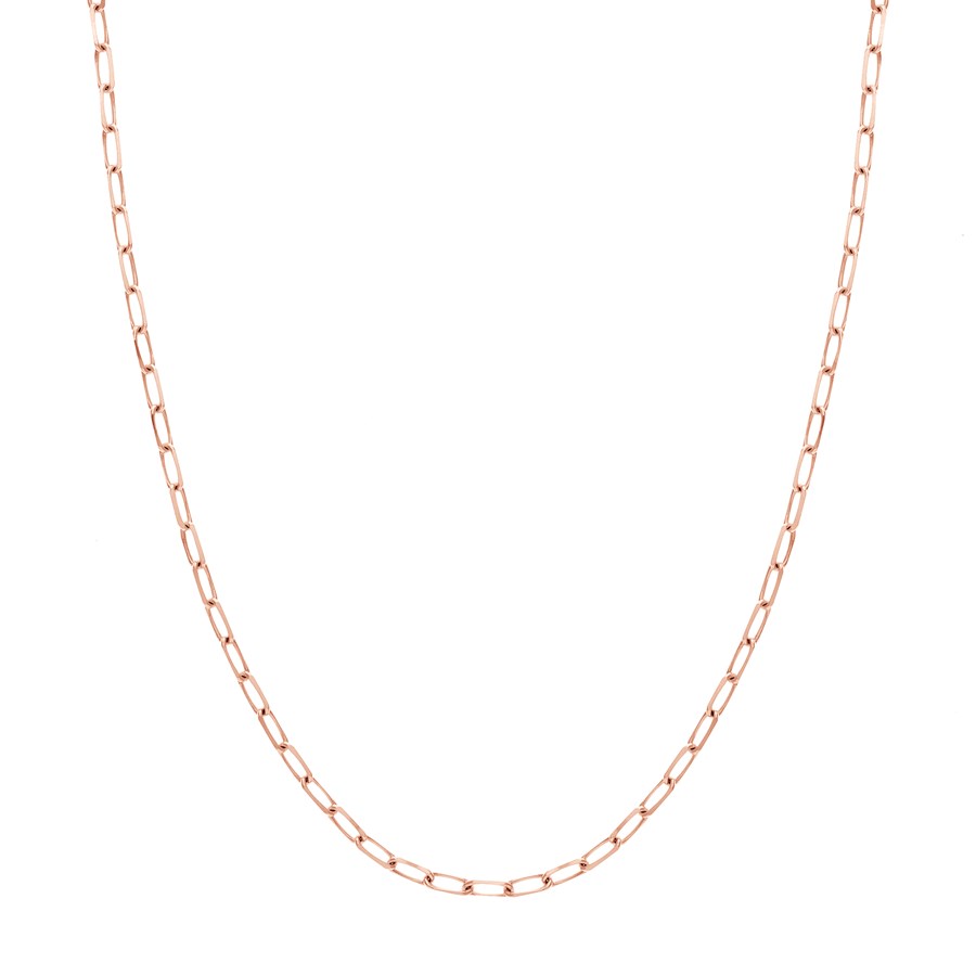 14K Rose Gold 4 mm Forzentina Chain w/ Lobster Clasp - 24 in.