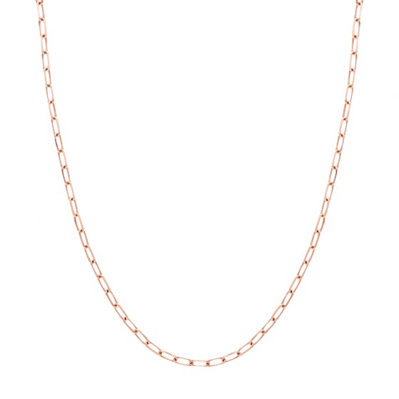 14K Rose Gold 4 mm Forzentina Chain w/ Lobster Clasp - 24 in. 14K Rose Gold 4 mm Forzentina Chain w/ Lobster Clasp - 24 in.