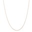 14k Rose Gold .5 mm Cable Rope Chain - 18 in.