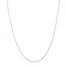 14k Rose Gold .5 mm Cable Rope Chain - 20 in.