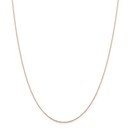 14k Rose Gold .5 mm Cable Rope Chain Necklace - 18 in.
