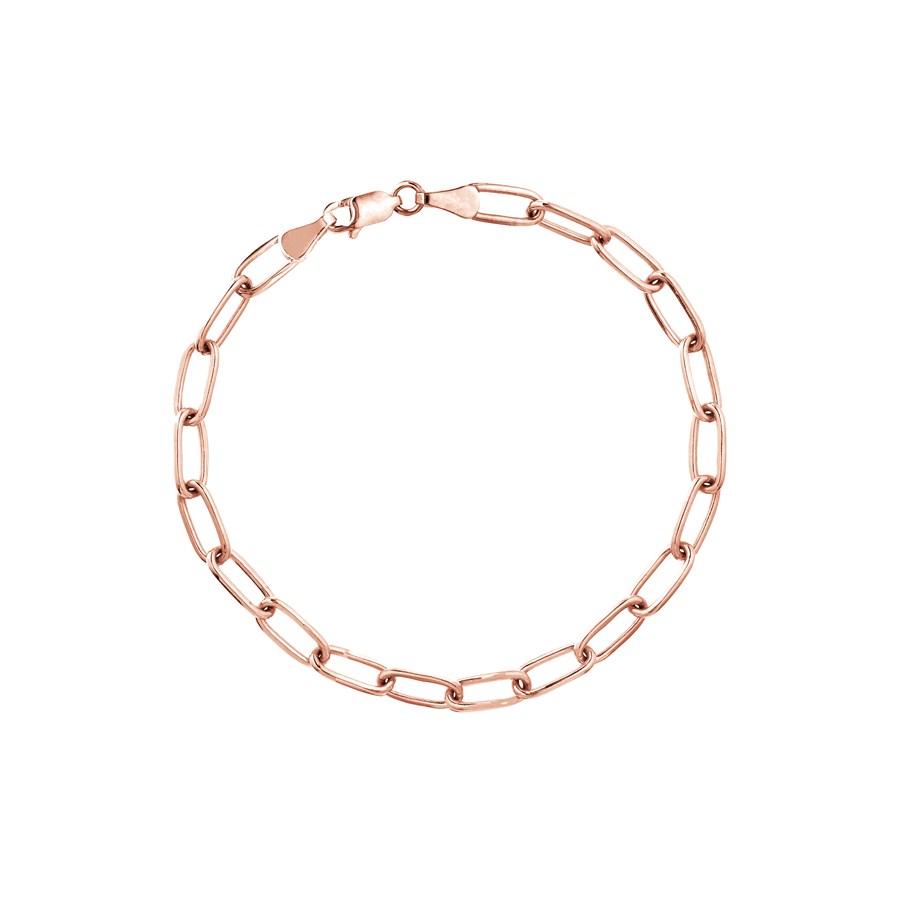 14K Rose Gold 5 mm Forzentina Chain w/ Lobster Clasp - 7.5 in.