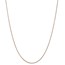 14k Rose Gold .65 mm Spiga Chain Necklace - 18 in.