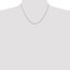 14k Rose Gold .7 mm Carded Cable Rope Chain Necklace - 18 in.