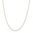 14k Rose Gold .70 mm Box Link Chain Necklace - 16 in.