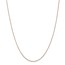 14k Rose Gold .8 mm Diamond Cut Cable Chain - 30 in.