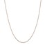 14k Rose Gold .8 mm Diamond-cut Cable Chain Necklace - 16 in.