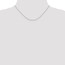 14k Rose Gold .8 mm Diamond-cut Cable Chain Necklace - 16 in.