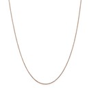 14k Rose Gold .8 mm Diamond-cut Cable Chain Necklace - 20 in.
