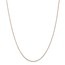 14k Rose Gold .8 mm Diamond-cut Cable Chain Necklace - 20 in.