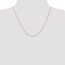 14k Rose Gold .8 mm Diamond-cut Cable Chain Necklace - 20 in.