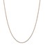 14k Rose Gold .84 mm Box Link Chain Necklace - 20 in.