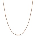 14k Rose Gold .9 mm Box Link Chain - 22 in.