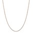 14k Rose Gold .9 mm Box Link Chain - 22 in.