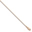 14k Rose Gold .95 mm Box Chain - 8 in.