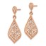 14k Rose Gold Dangle Earrings