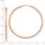 14k Rose Gold Polished Endless 2 mm Hoop Earrings - 48 mm