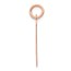 14K Rose Gold Small Script Letter J Initial Charm