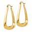 14k Solid Gold Fancy Hoop Earrings