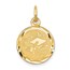 14k Solid Gold Graduation Cap Charm - 1223A