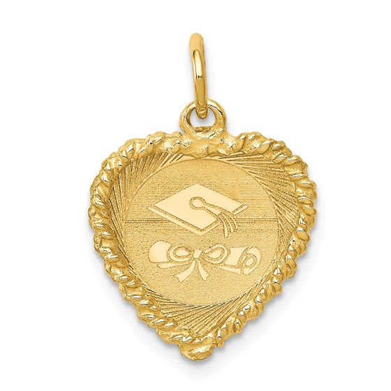14k Solid Gold Graduation Cap Charm - 1225A 14k Solid Gold Graduation Cap Charm - 1225A