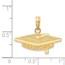 14k Solid Gold Graduation Charm - 1227A