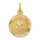 14k Solid Gold Graduation Day Charm - 1228A