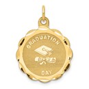 14k Solid Gold Graduation Day Charm - 1233A