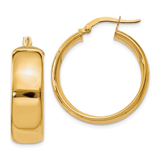 14k Solid Gold Hoop Earrings 14k Solid Gold Hoop Earrings