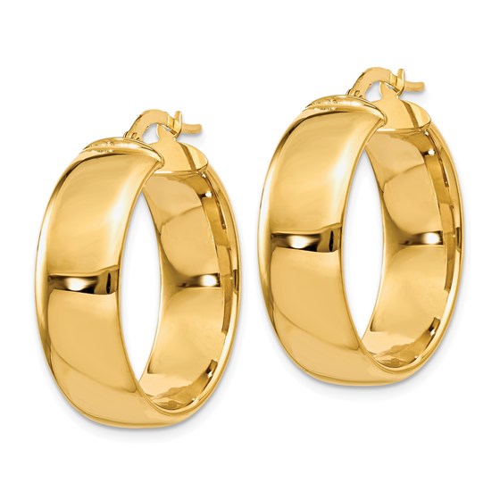 Buy 14k Solid Gold Hoop Earrings APMEX