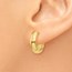 14k Solid Gold Huggie Earrings