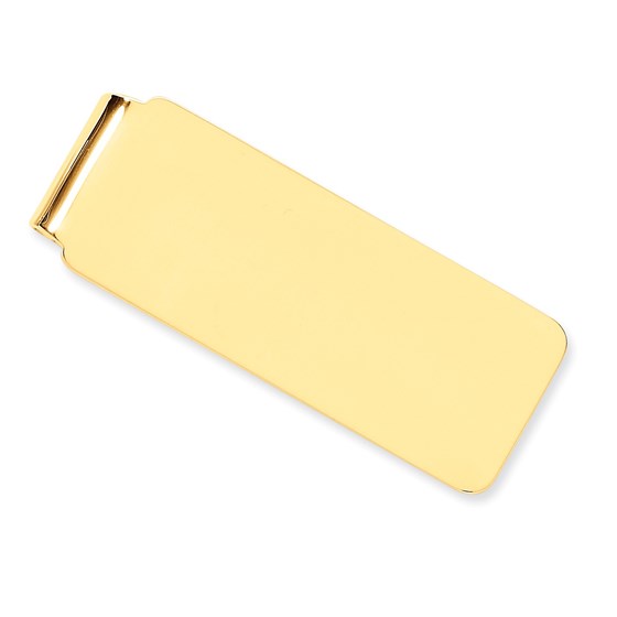 14k Solid Gold Money Clip (Smooth)