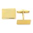 14k Solid Gold Textured Cuff Links