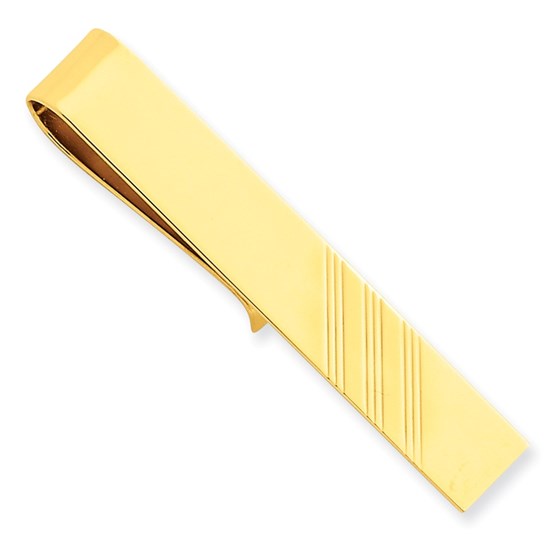 14k Solid Gold Tie Bar (50 mm)