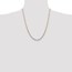 14K Tri-Color 3.2mm Gold Pav‚ Valentino Chain - 22 in.