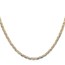 14K Tri-Color 3.2mm Gold Pav‚ Valentino Chain - 22 in.