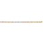 14k Tri-Color 3 mm Diamond Cut Rope Chain - 20 in.
